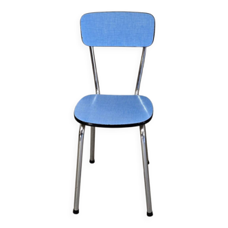 Blue Formica chair 1960