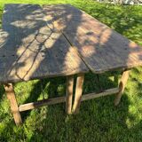 Table pliante ancienne en bois