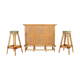 Bamboo bar & stools