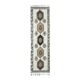 Vintage Turkish Oushak Handmade Wool Runner 100x365
