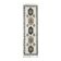 Vintage Turkish Oushak Handmade Wool Runner 100x365