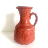 Pitcher in oriental terracotta