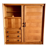 Gemini secretary wardrobe by Guillerme and Chambron, France 60s