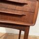 Vintage Scandinavian design bedside table in teak by the Danish Andersen.