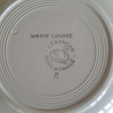 Set of 5 Saint amand plates