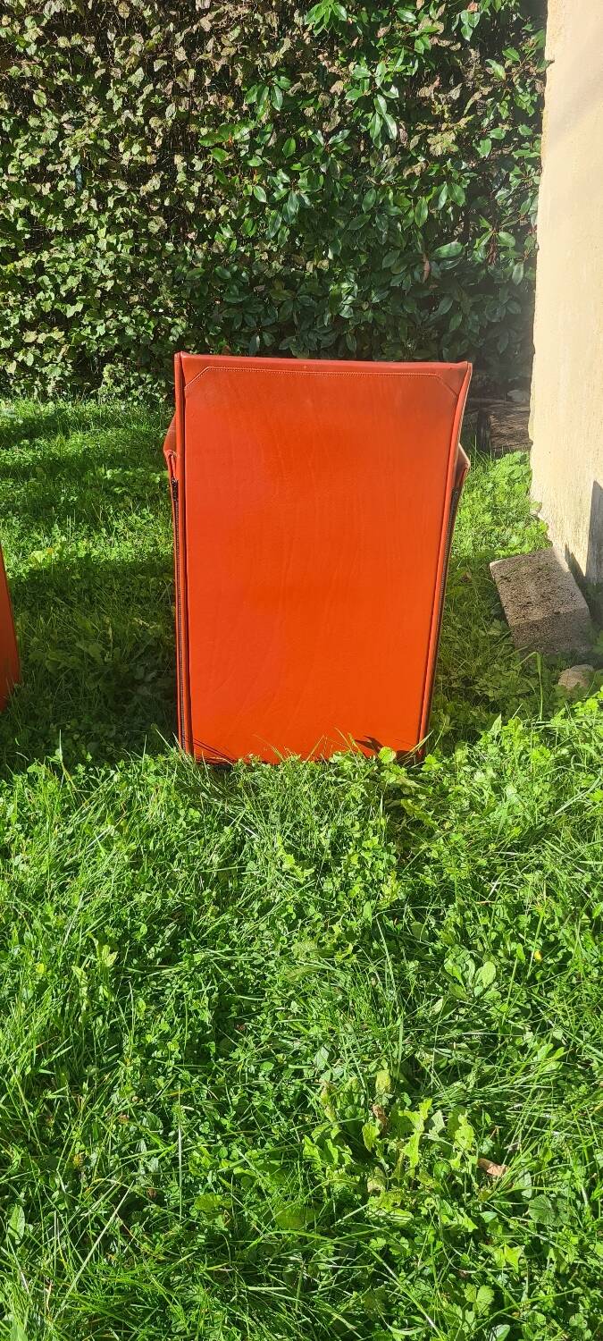 Set of 3 armchairs "401 break" by Mario Bellini for Cassina