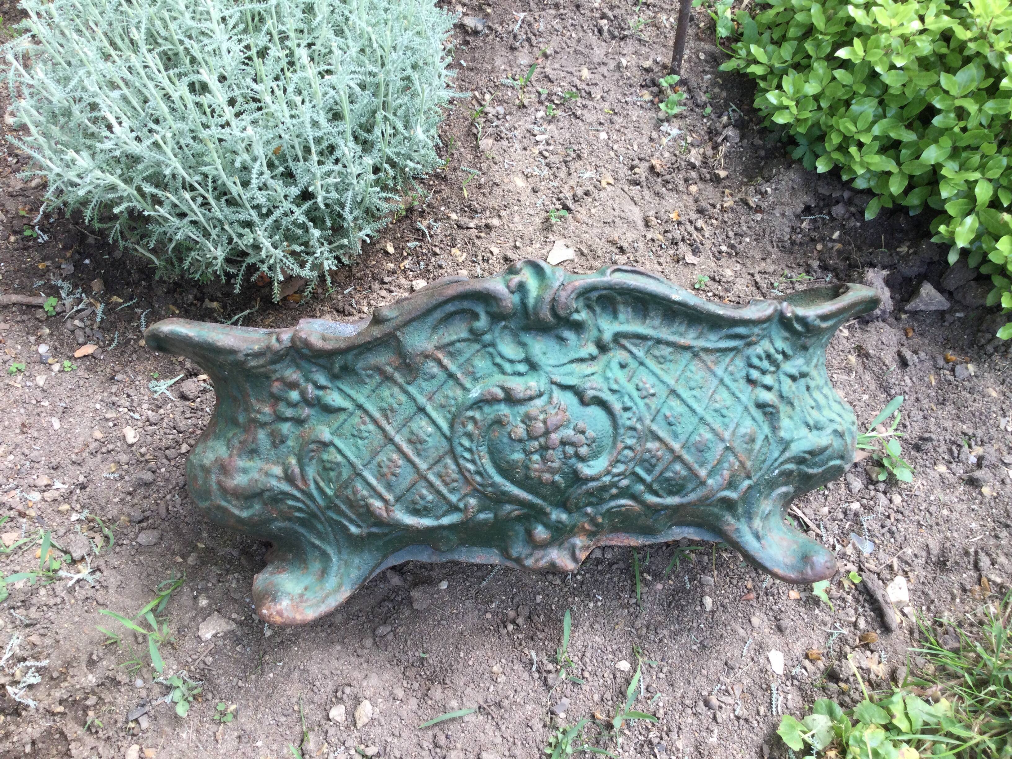 Antique cast iron planter