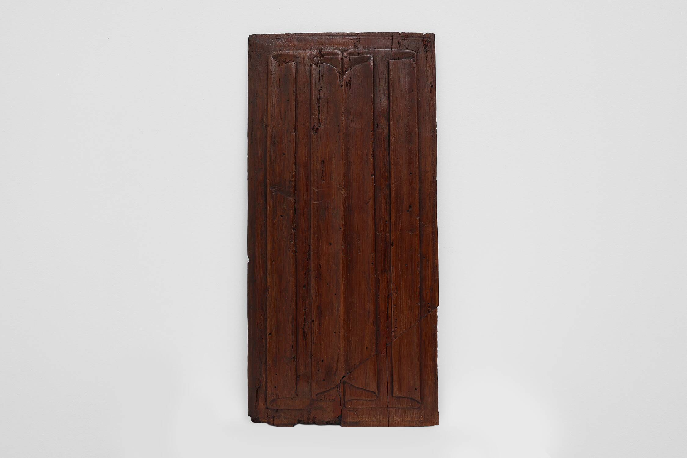 16th Century oak carved Gothic Panel, Belgium