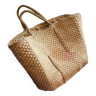 Basket with two handles tote wickerwork