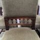 Set of eight Flemish chairs in solid walnut, 20th century
