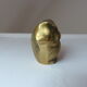 Miniature Owl Figure in Vintage Brass