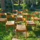 Série de 8 chaises italie 1970