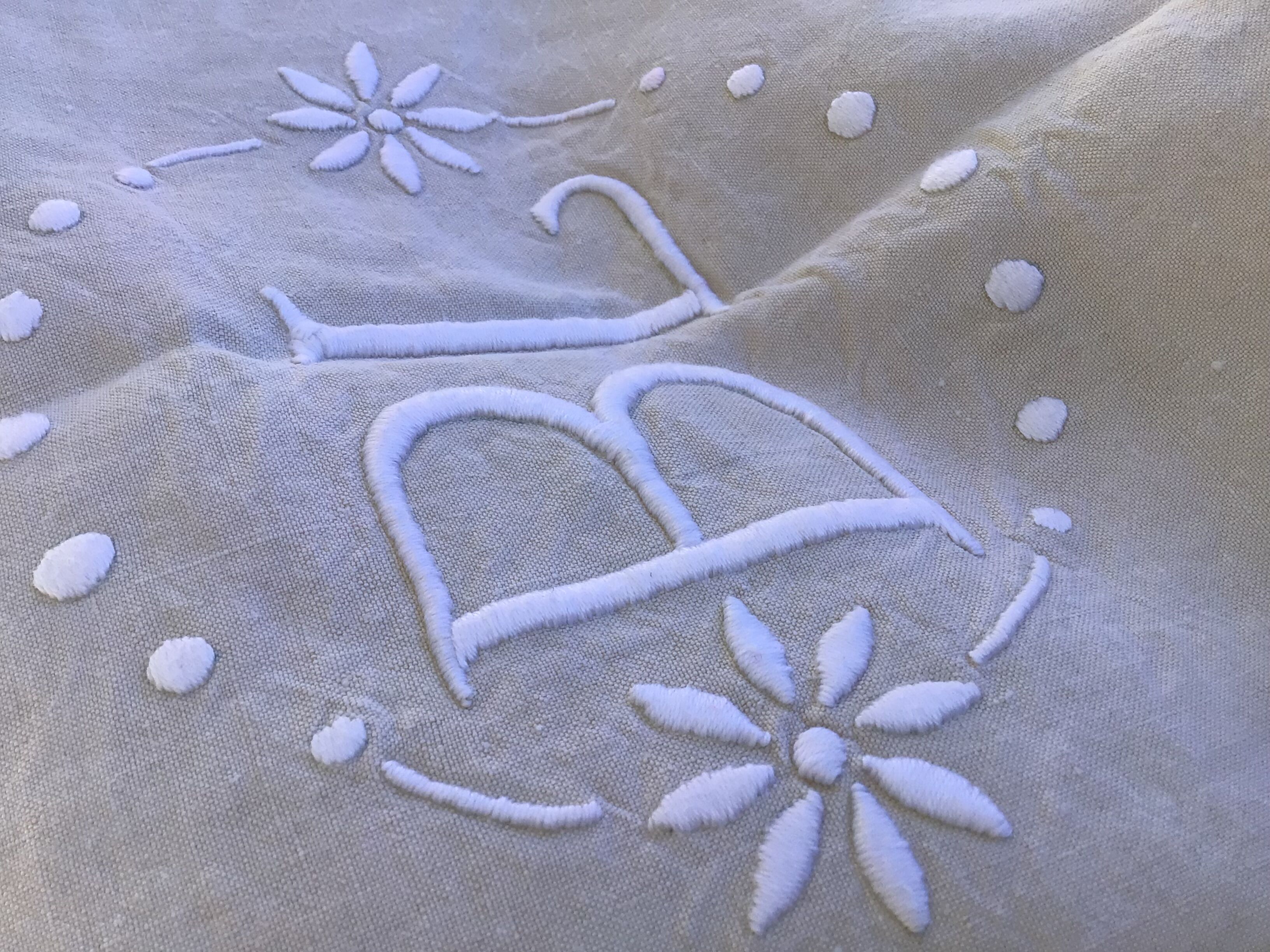 Sheet 2 places BL linen nine flowers pastilles