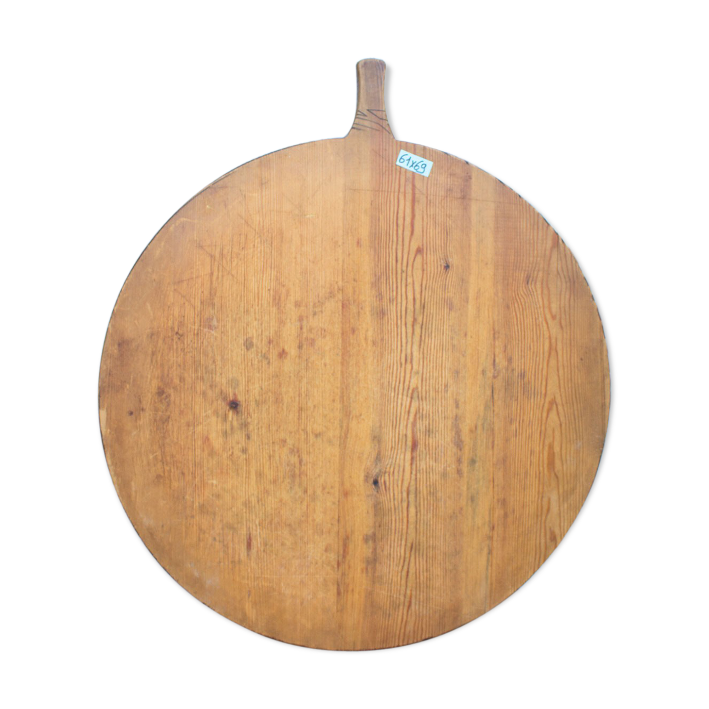 Old breadboard - round cutting 61 x 69 cm
