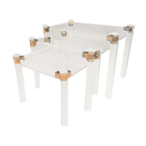 ensemble de trois tables