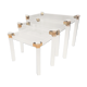 Set of 3 nesting tables, Orsenigo, Italy, 1970s