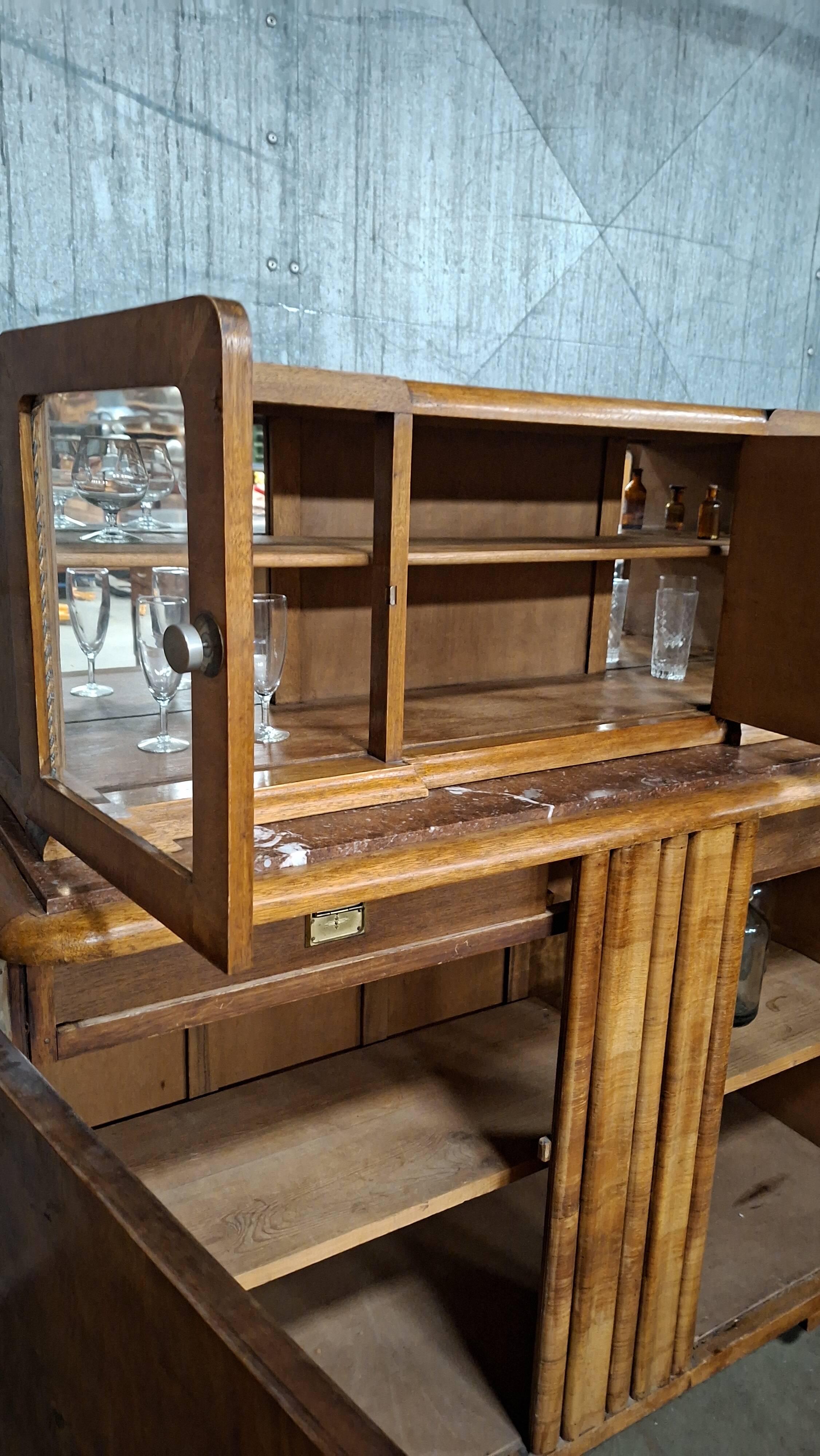 Art Deco bar cabinet / cocktail cabinet / vintage sideboard