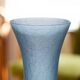 Vase vintage en verre craquelé
