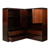 Paire de cabinets S11 et bar par Angelo Mangiarotti pour Sorgente dei Mobili