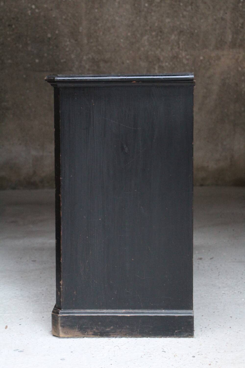 Blackened wood jam maker sideboard 19th Parisian style