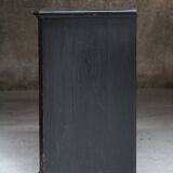 Blackened wood jam maker sideboard 19th Parisian style