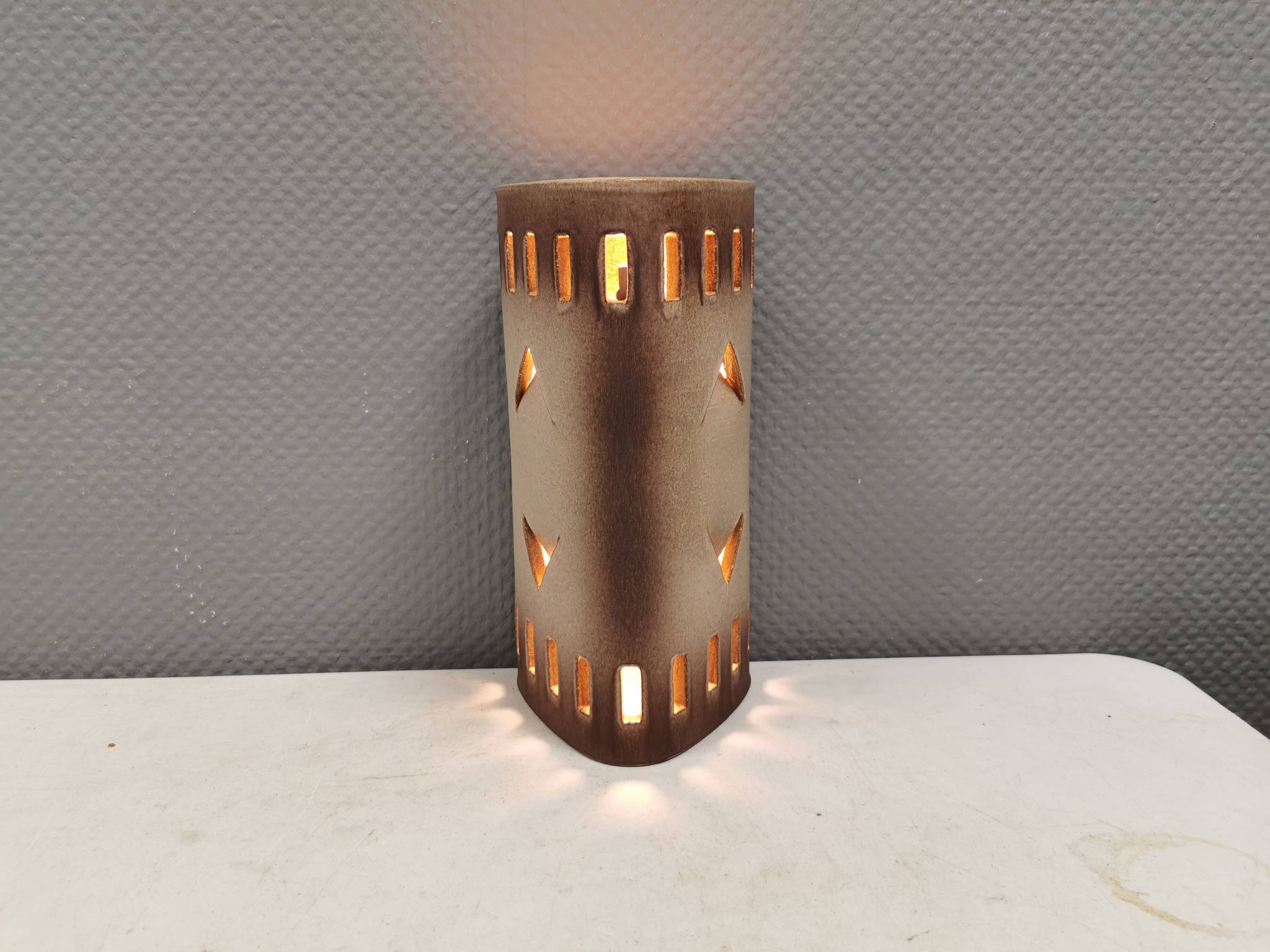Ceramic wall lamp by Danske Axella from the 1970s.