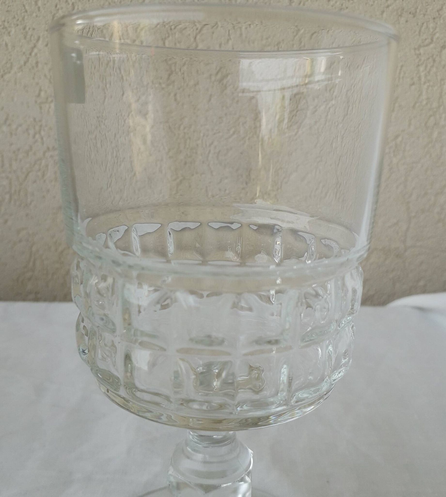 6 verres à pied