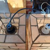 Pair of vintage pendant lights from the 1960s