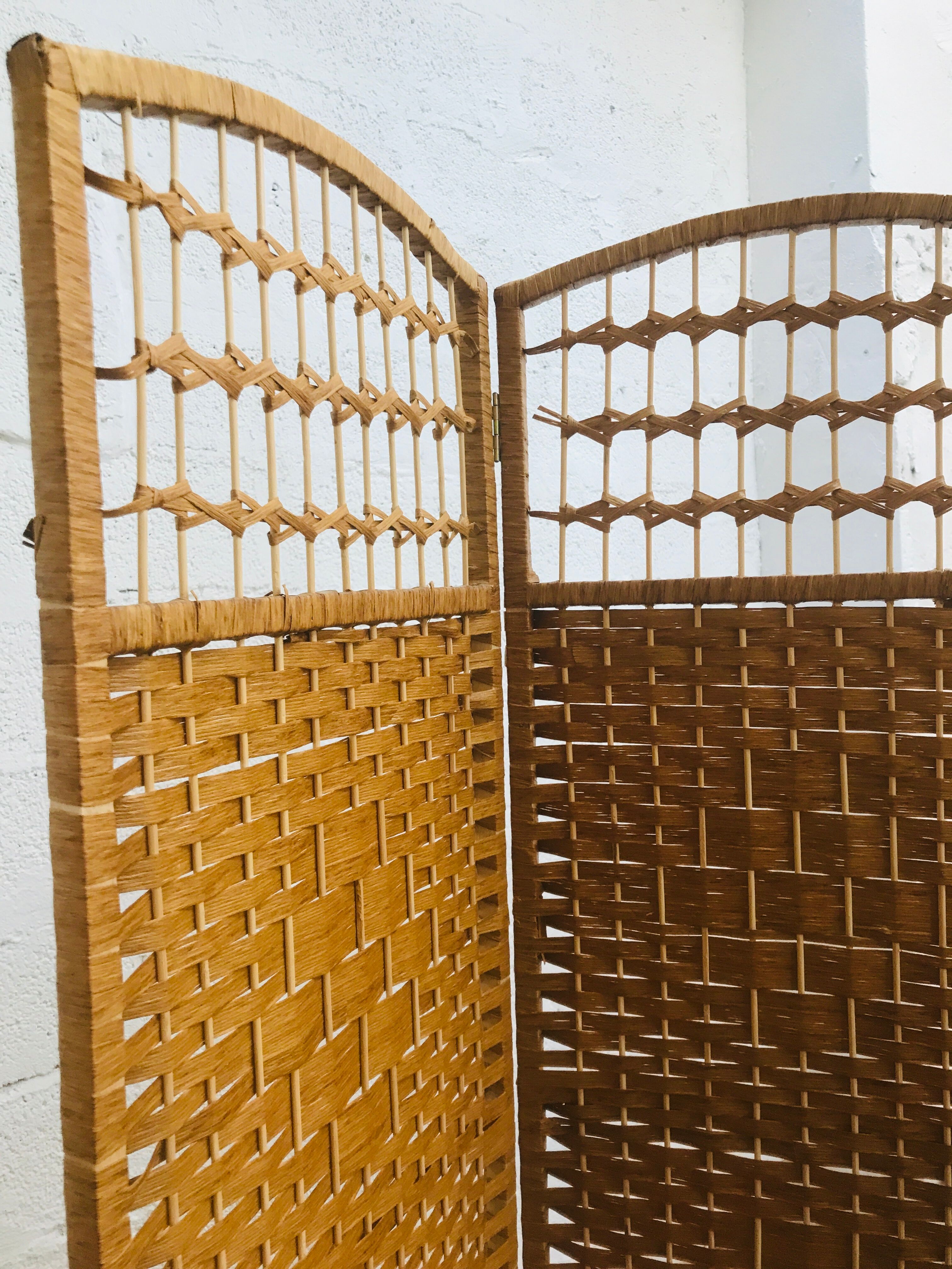 Rattan screen