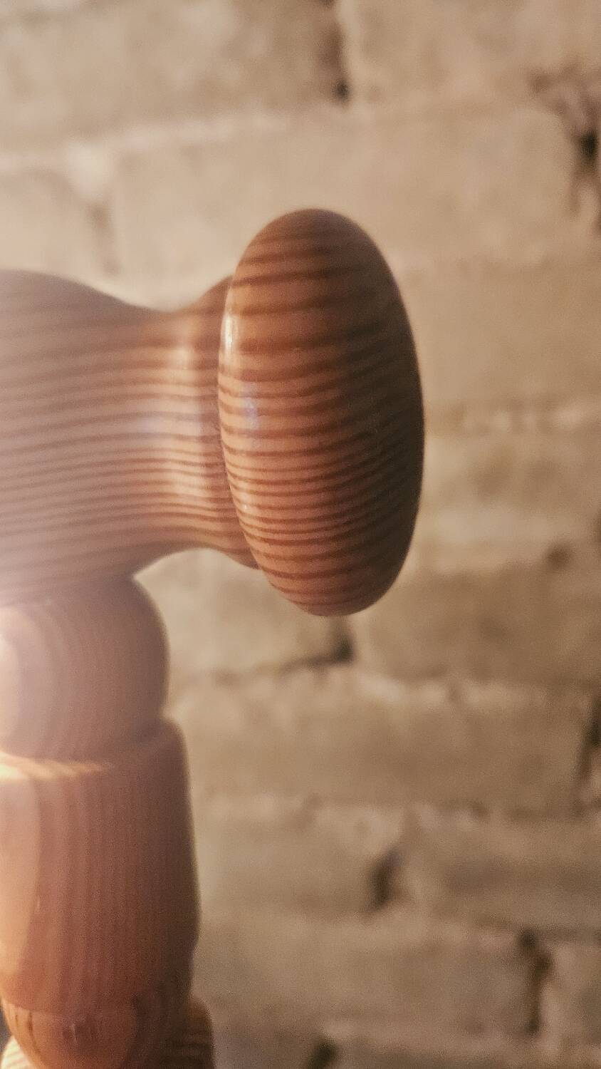 Danish pine floor lamp 1970 vintage