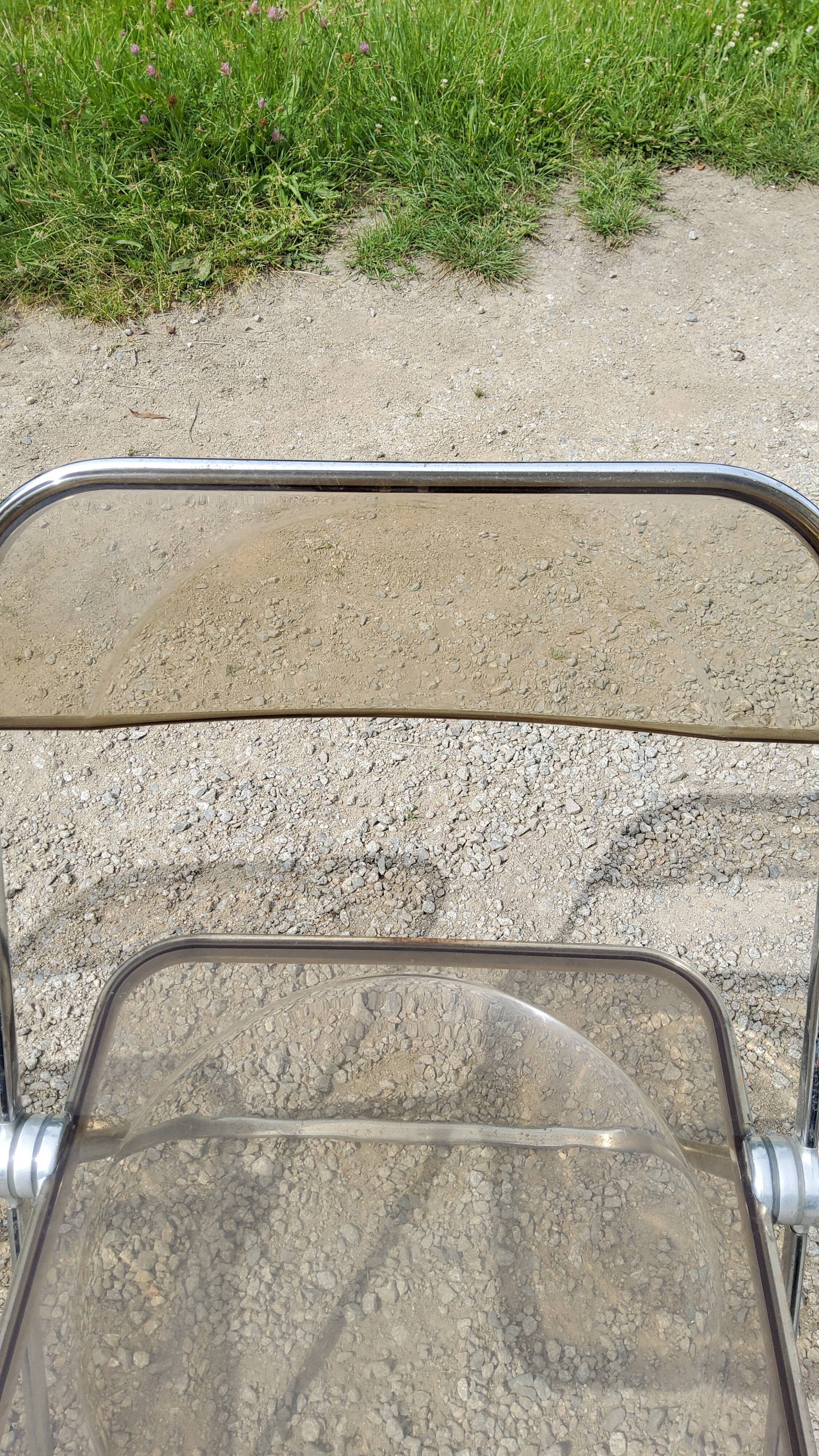 Set of 3 plia chairs by Giancarlo Piretti from the 70s