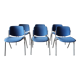 Lot de six chaises Dsc 106 de Giancarlo Piretti pour Castelli 1970