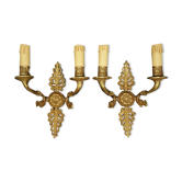 Paire d'appliques aux palmettes style empire
