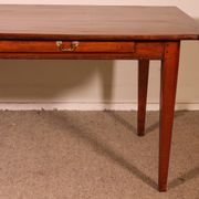 Table de réfectoire en cerisier, 19° siècle