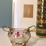 Coupelle en verre émaillé Art Nouveau