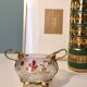 Art Nouveau enamelled glass cup