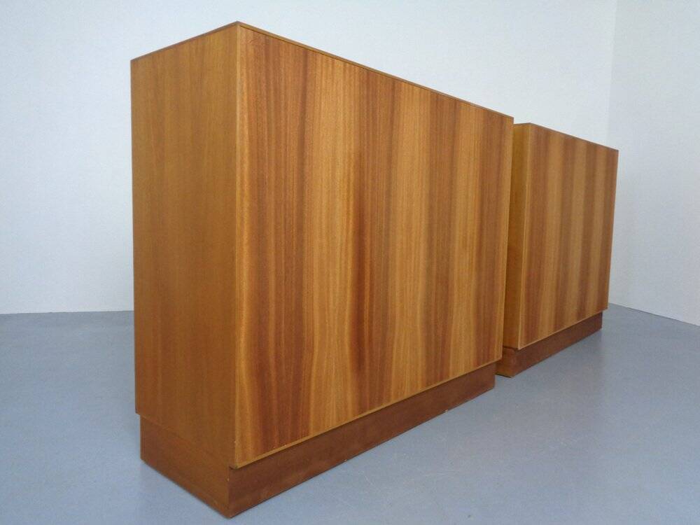 Large teak chest by H. W. Klein for Bramin, 1960s