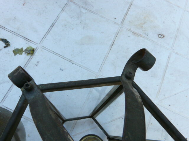 Brass lantern pendant lamp