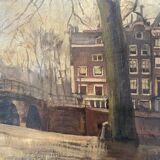 Vue d’Amsterdam signée Guildemeister