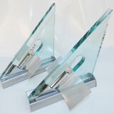 Artemide - pair of appliques icaro design carlo forcolini vintage modernist