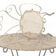 Garden salon 60 year wrought iron 2 chairs 2 chairs 1 table spirit Mategeot