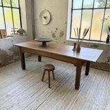 Country farmhouse table in solid beech and oak 2.5m XL