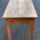 Renovated farmhouse table in solid oak from the 18th century with drawer, 150cm.