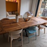 Table for 10-12 people in century-old oak