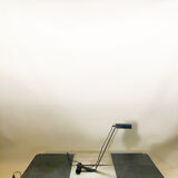 Italian black-lasated metal lamp 1960s