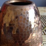 Copper and brass watering can