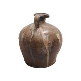 Antique French Stoneware Oil Jug