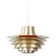 Danish vintage Verona lamp by Svend Middelboe, Lyfa, 1960s