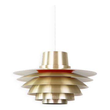 Danish suspension lamp Verona by Svend Middelboe, Lyfa, 1960s.