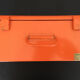 Orange metal box